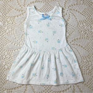 Vintage 1980s Wee Tots Baby Girl 3 Years Floral Sun Dress